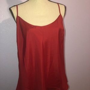 Red Silky Camisole